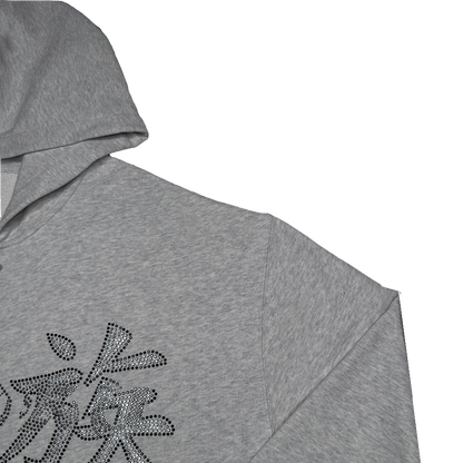 Cozy bling zipper